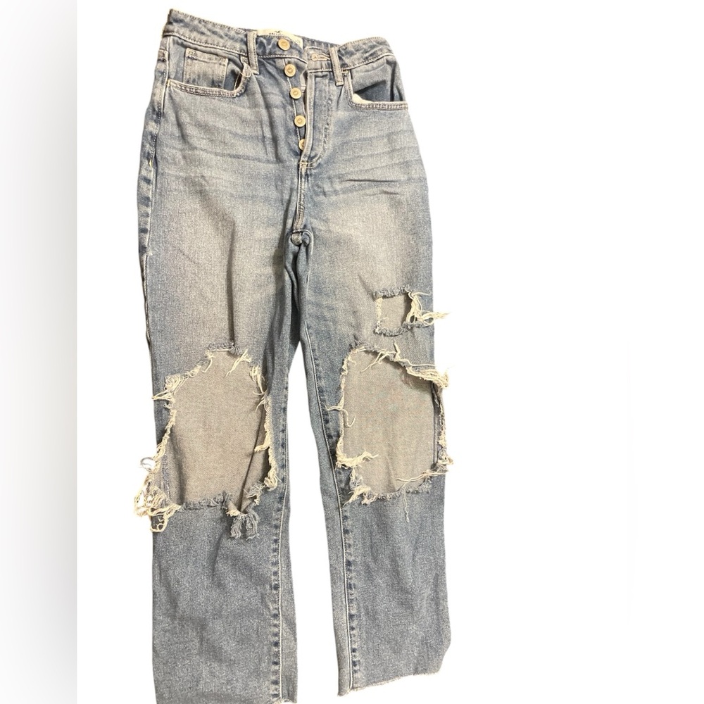 Hollister w24 ripped knee jean